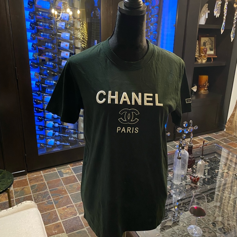 Chanel Paris Green T-Shirt